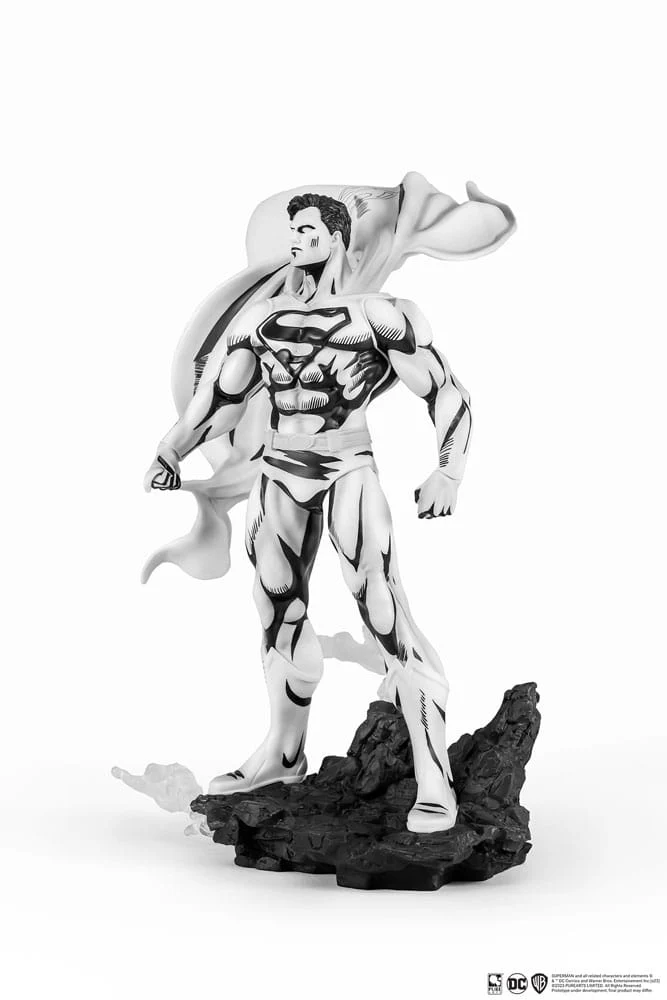 Superman Classic Black & White Version PX 1/8 Figurka 30 cm - Image 6