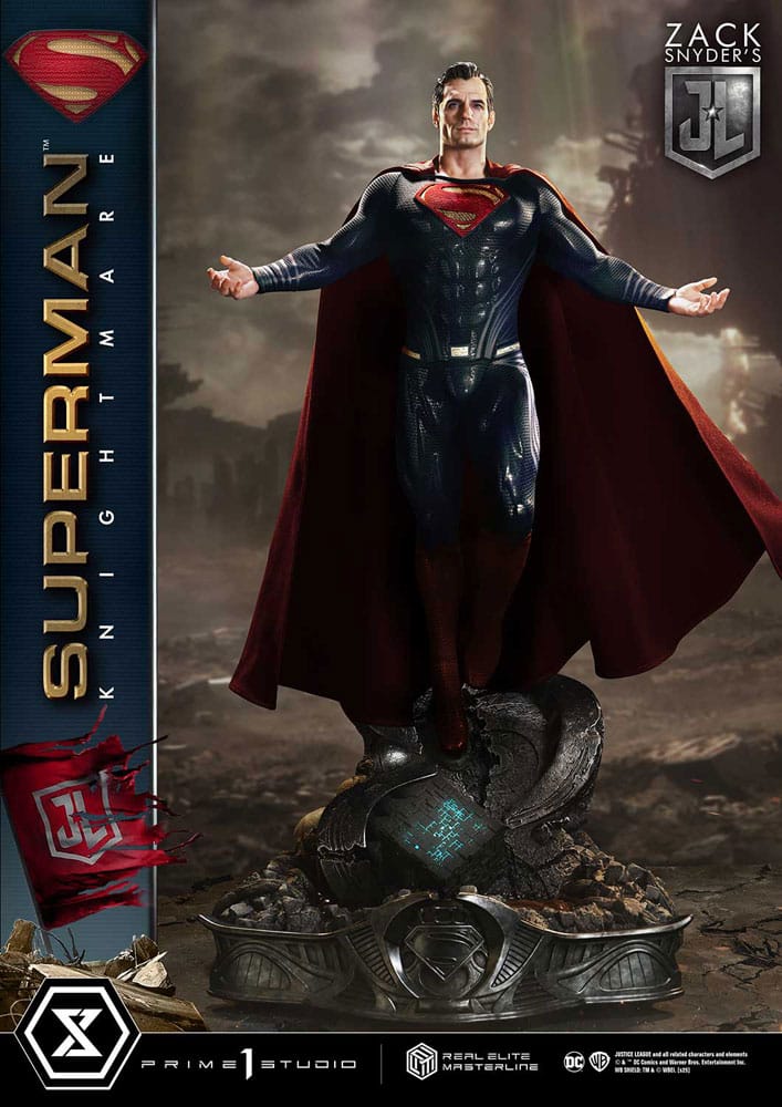 Superman Knightmare DC Zack Snyder's Justice League Real Elite Masterline Series Color Edition 1/3 Figurka  95 cm