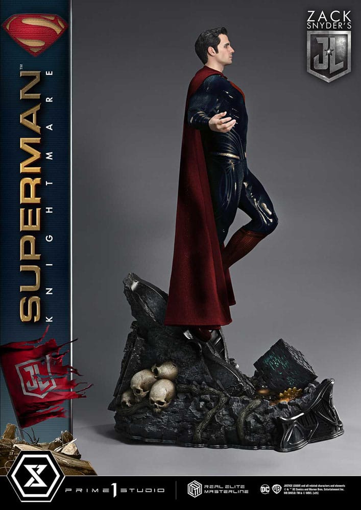 Superman Knightmare DC Zack Snyder's Justice League Real Elite Masterline Series Color Edition 1/3 Figurka  95 cm - Image 11