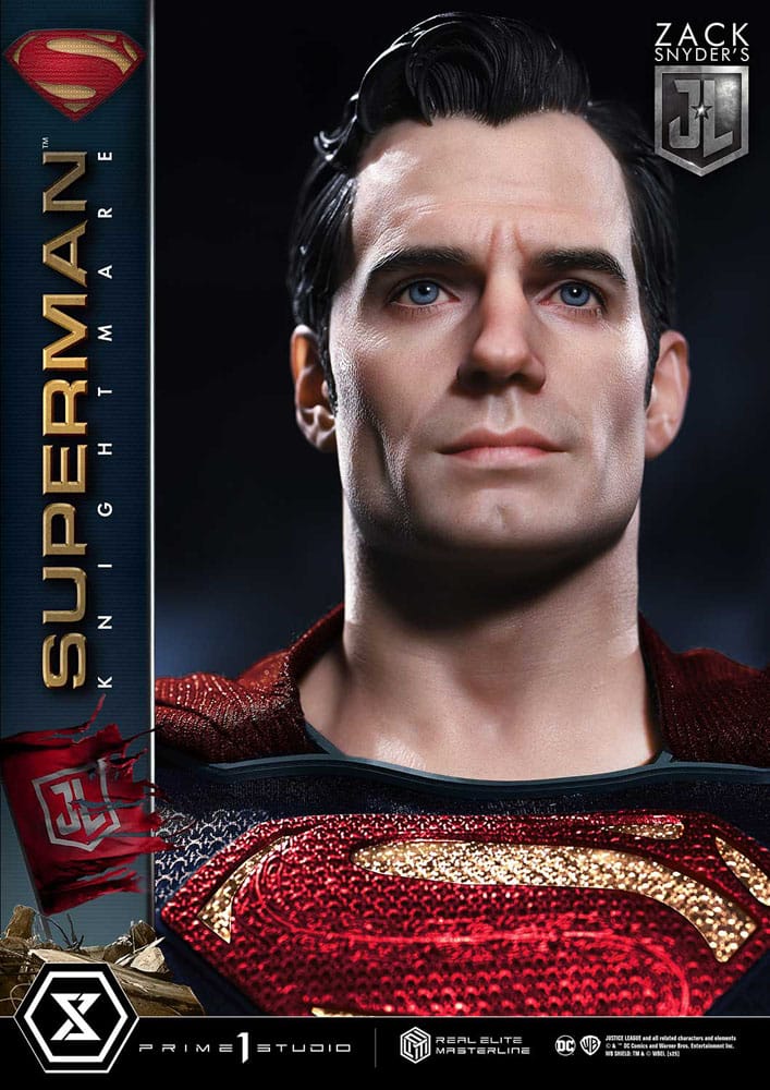 Superman Knightmare DC Zack Snyder's Justice League Real Elite Masterline Series Color Edition 1/3 Figurka  95 cm - Image 3