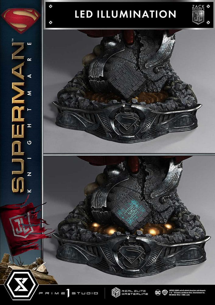 Superman Knightmare DC Zack Snyder's Justice League Real Elite Masterline Series Color Edition 1/3 Figurka  95 cm - Image 6
