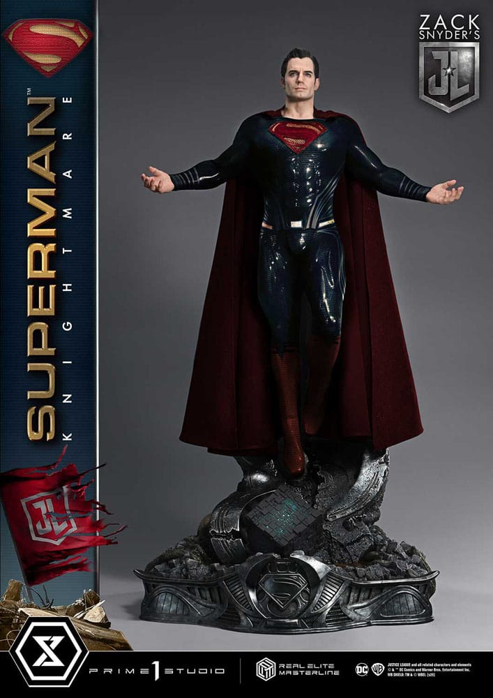 Superman Knightmare DC Zack Snyder's Justice League Real Elite Masterline Series Color Edition 1/3 Figurka  95 cm - Image 7