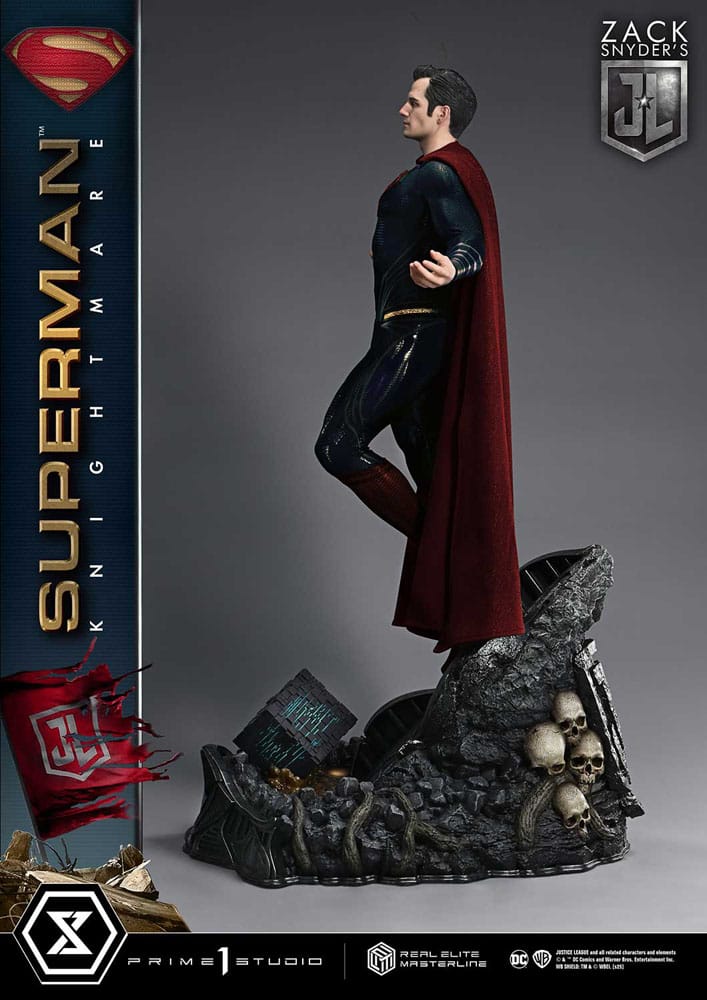 Superman Knightmare DC Zack Snyder's Justice League Real Elite Masterline Series Color Edition 1/3 Figurka  95 cm - Image 9