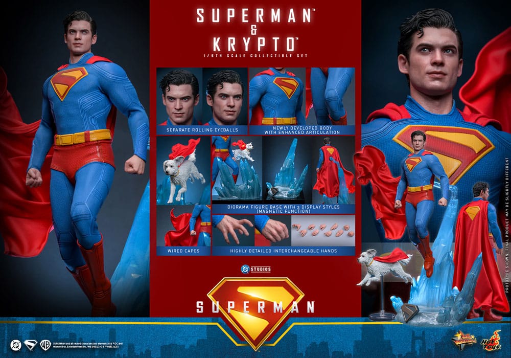 Superman & Krypto DC Superman 2025 Movie Masterpiece 1/6 Figurka 33 cm - Image 22