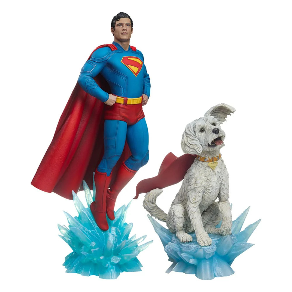 Superman & Krypto DC Superman 2025 Premium Format Figurki 61 cm 23 cm