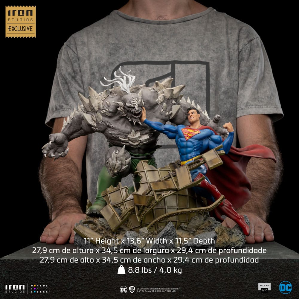 Superman vs Doomsday DC Comics BDS Art Scale 1/10 Figurka 30 cm - Image 14