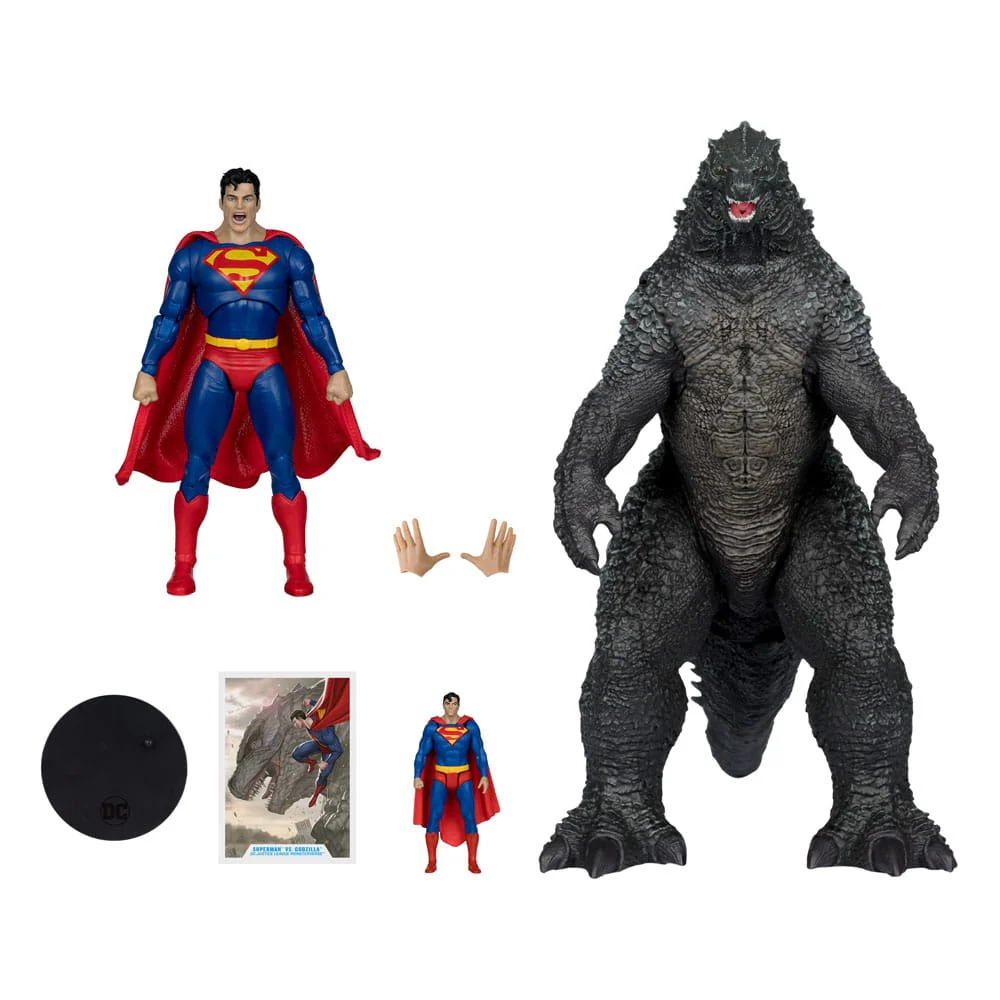 Superman Vs. Godzilla DC Justice League Monsterverse DC Multiverse 2-Pack Figurki 30 cm - Image 4