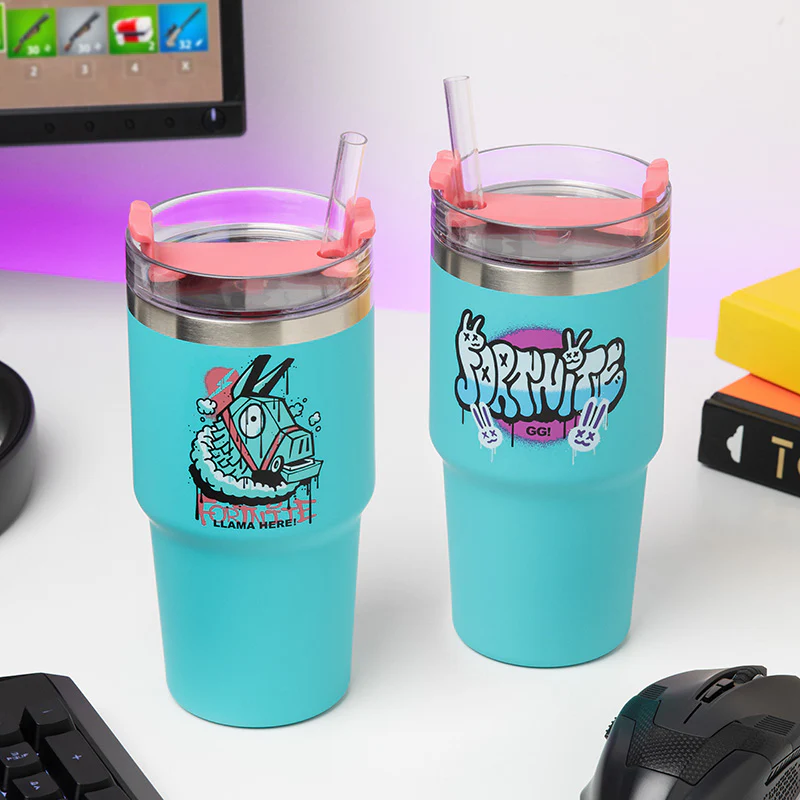 Supply Llama kubek podróżny ze słomką 600 ml Fortnite - Image 6