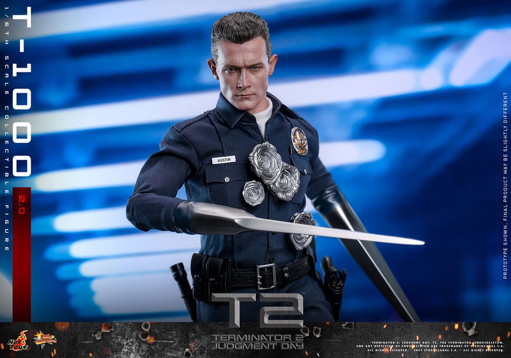 T-1000 (2.0) Terminator 2 Movie Masterpiece 1/6 Figurka 31 cm - Image 5