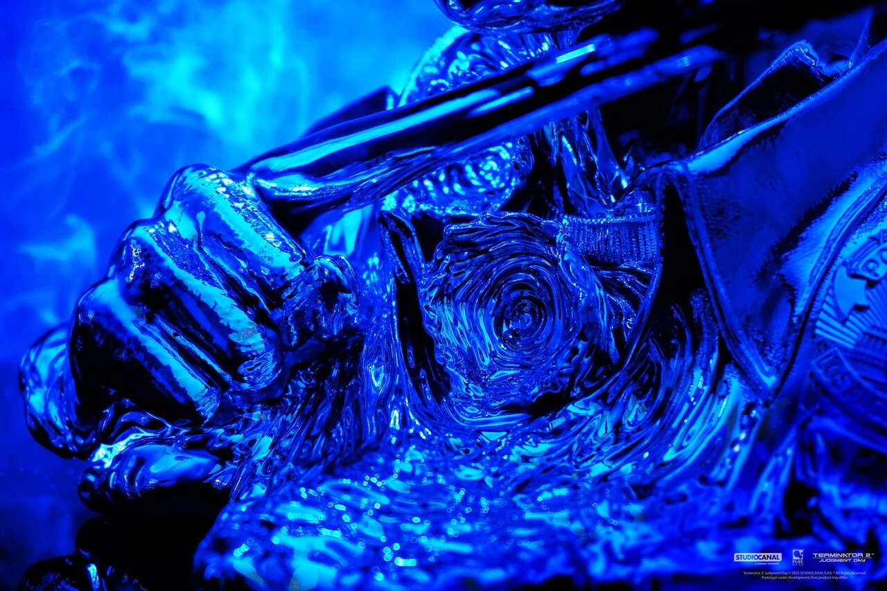 T-1000 Terminator 2 Liquid metal 1:1 Scale Art Mask Deluxe Figurka 44cm - Image 18