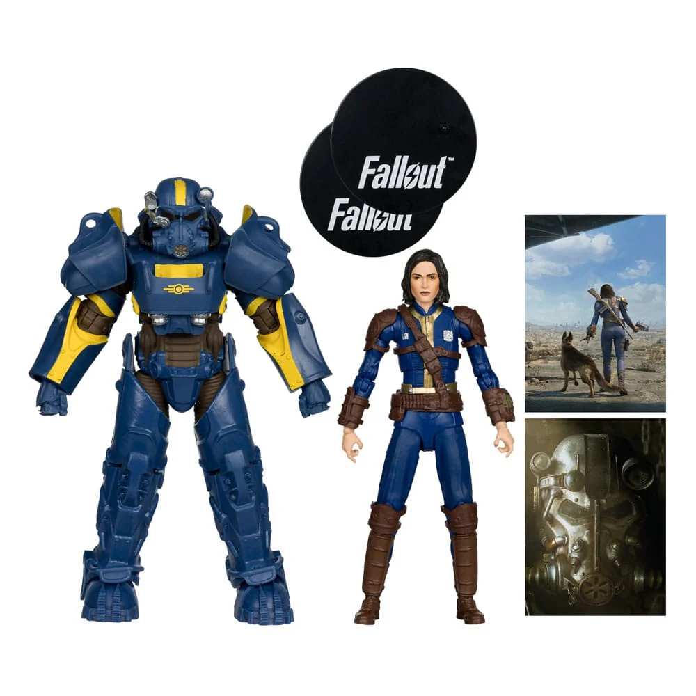 T-60 Vault Tec & Sole Survivor Fallout 4 2-Pack Figurki 18 cm - Image 2