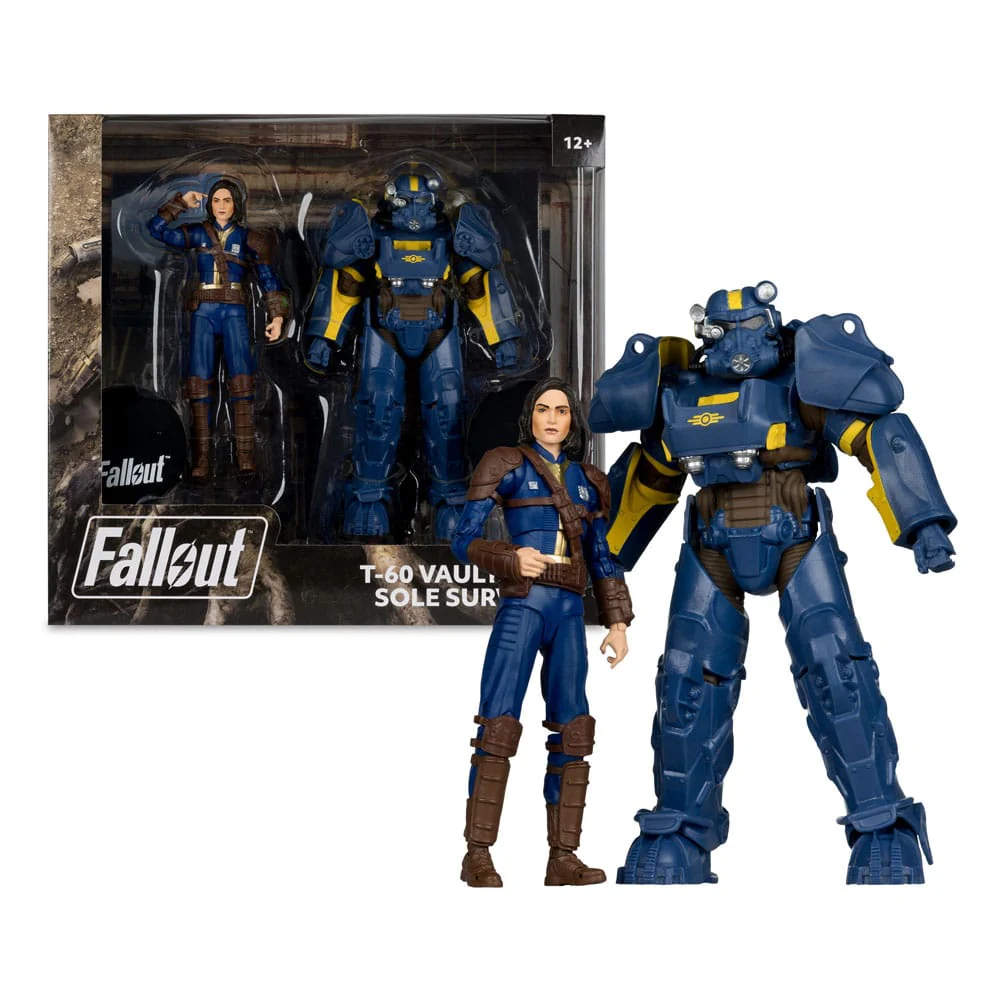 T-60 Vault Tec & Sole Survivor Fallout 4 2-Pack Figurki 18 cm - Image 5