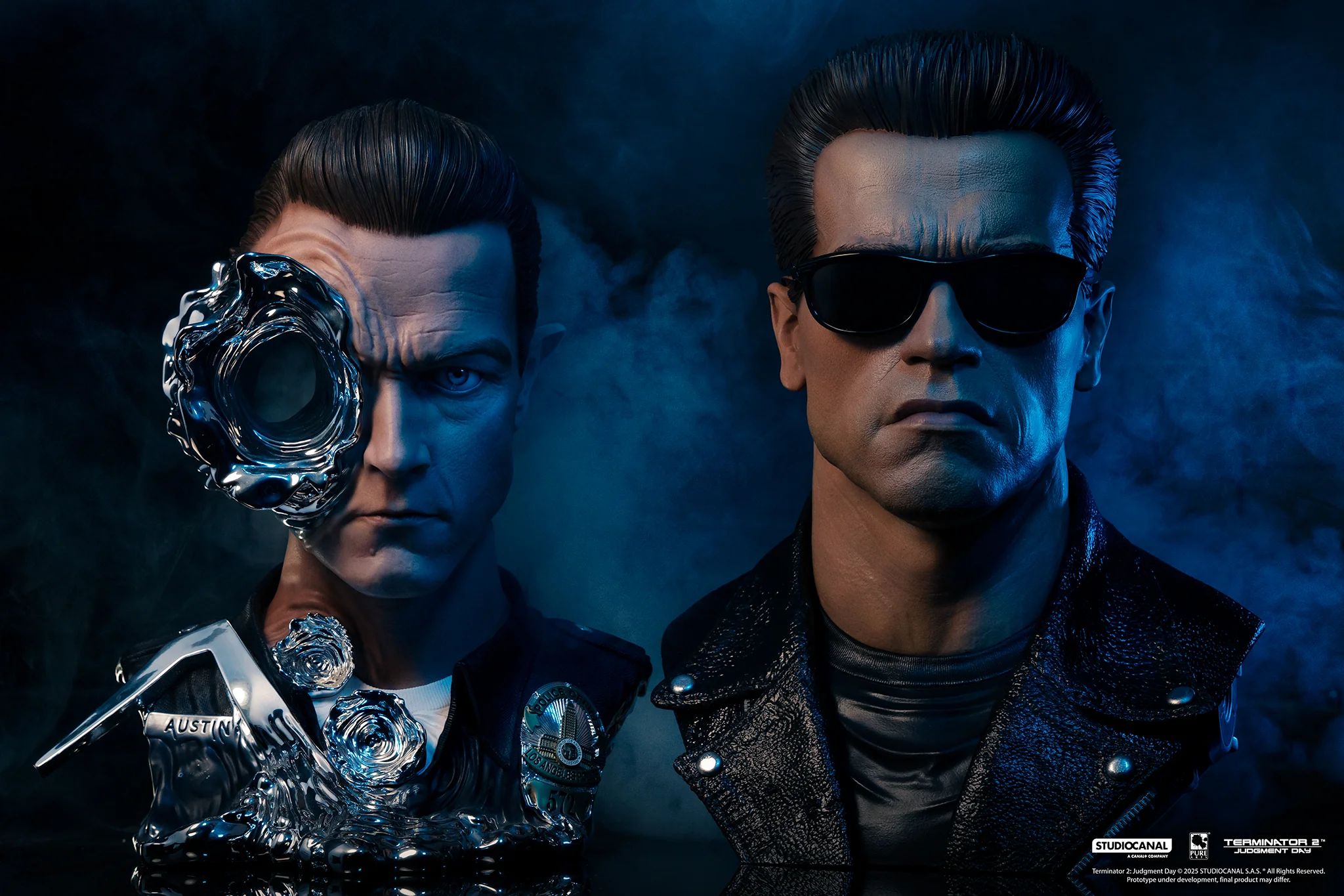 T-800 Model 101 Terminator 2 Art Mask 1/1 Figurka 46 cm - Image 8