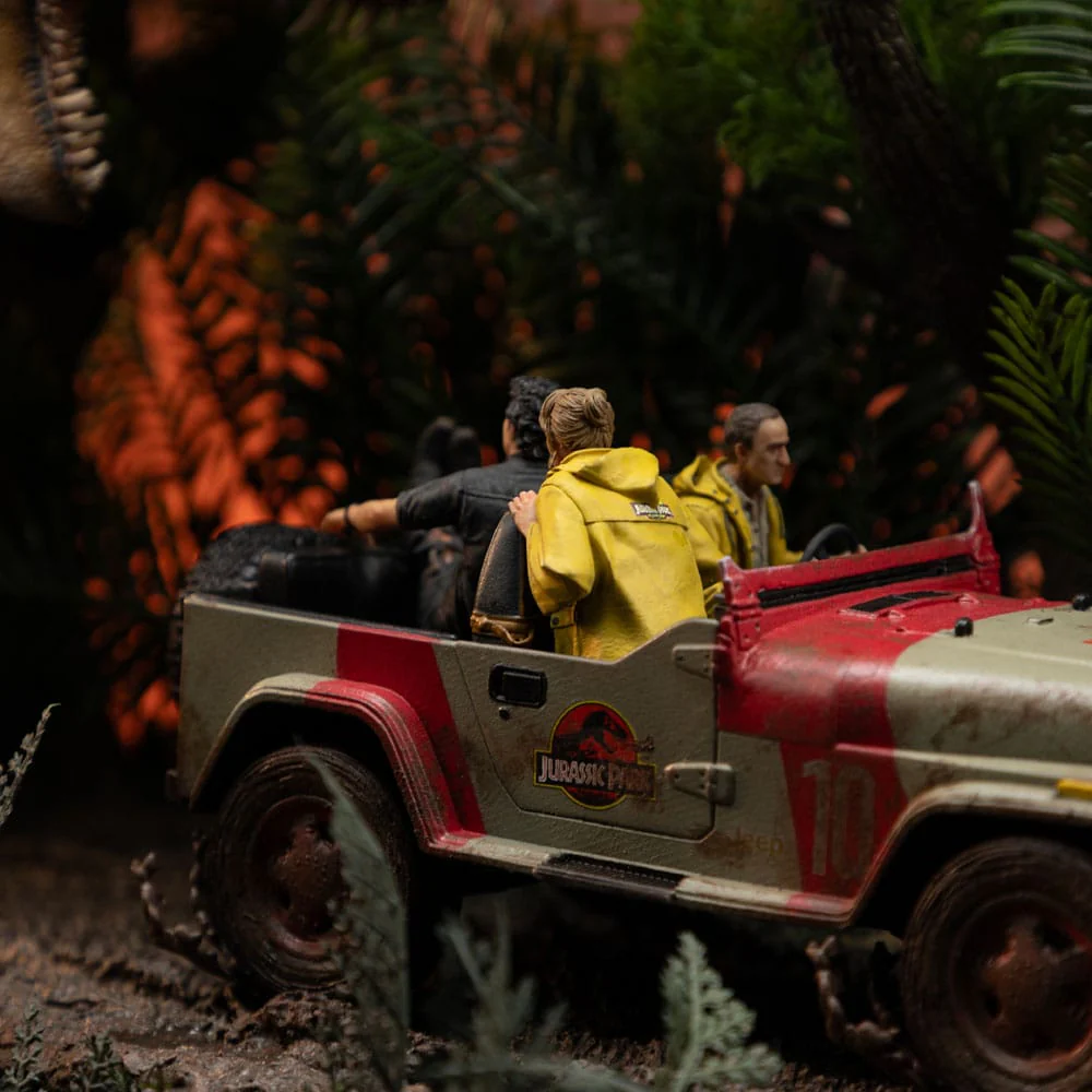 T-Rex Chase Jurassic Park Demi Art Scale 1/20 Figurka 30 cm - Image 7
