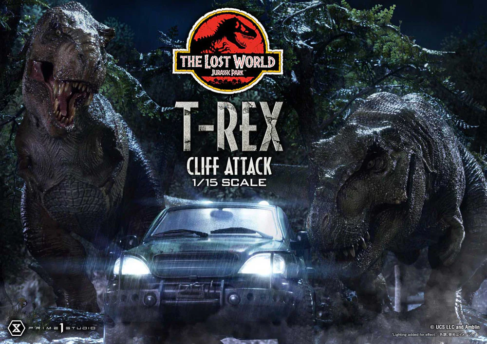 T-Rex Cliff Attack Jurassic World: The Lost World 1/15 Figurka 53 cm - Image 11
