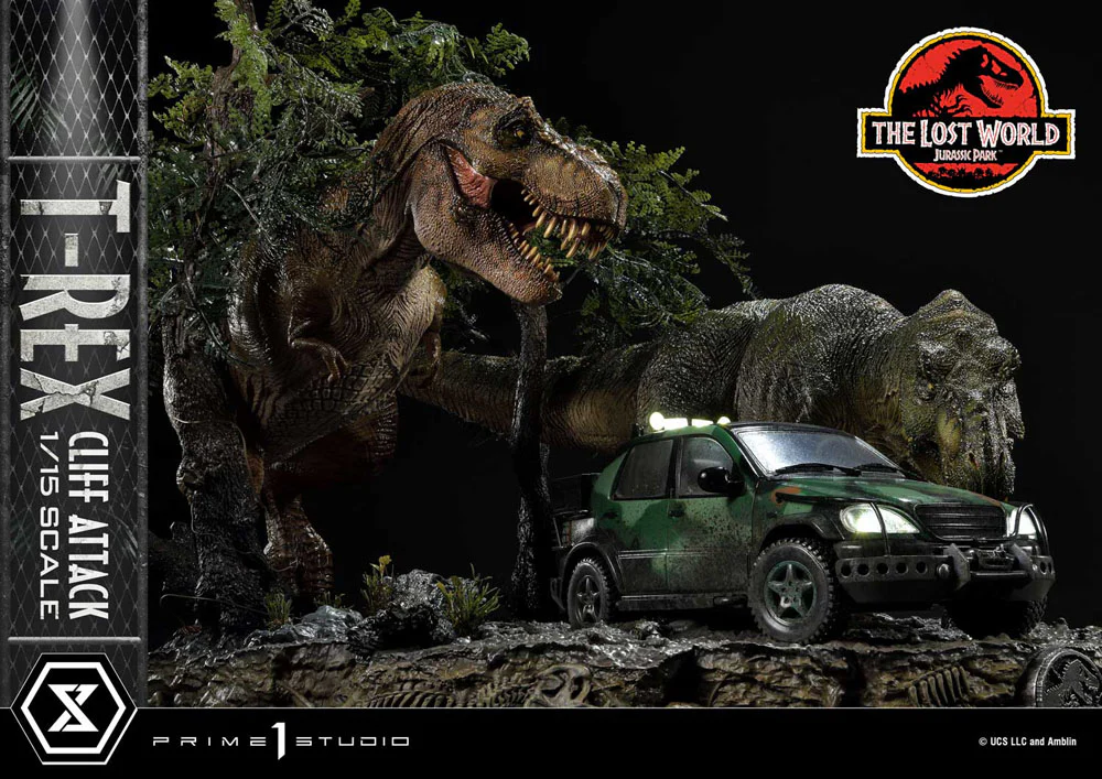 T-Rex Cliff Attack Jurassic World: The Lost World 1/15 Figurka 53 cm - Image 15