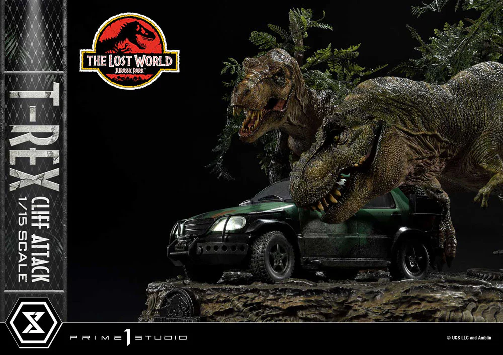 T-Rex Cliff Attack Jurassic World: The Lost World 1/15 Figurka 53 cm - Image 16
