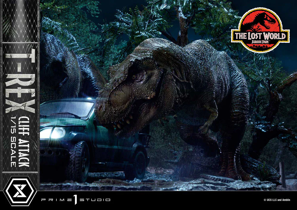 T-Rex Cliff Attack Jurassic World: The Lost World 1/15 Figurka 53 cm - Image 7