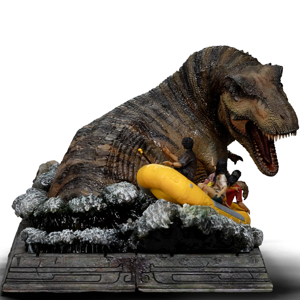 T-Rex River Attack Jurassic World: Rebirth Demi Art Scale 1/20 Figurka 22 cm - Image 4