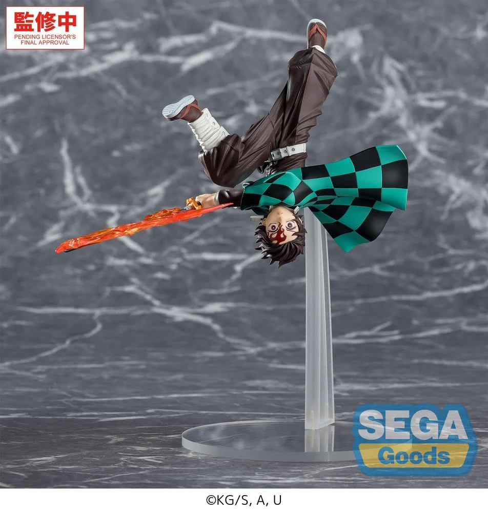 Tanjiro Kamado Hinokami Kagura Setting Sun Transformation Demon Slayer: Kimetsu no Yaiba Luminasta Figurka 15 cm