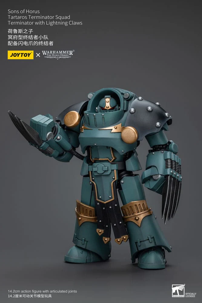 Tartaros Terminator Squad Terminator With Lightning Claws Warhammer The Horus Heresy 1/18 Figurka 12 cm - Image 2