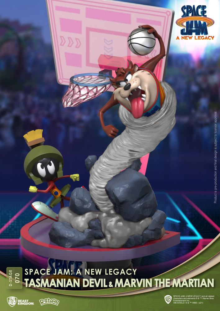 Tasmanian Devil & Marvin The Martian Space Jam: A New Legacy D-Stage Figurka 15 cm - Image 5