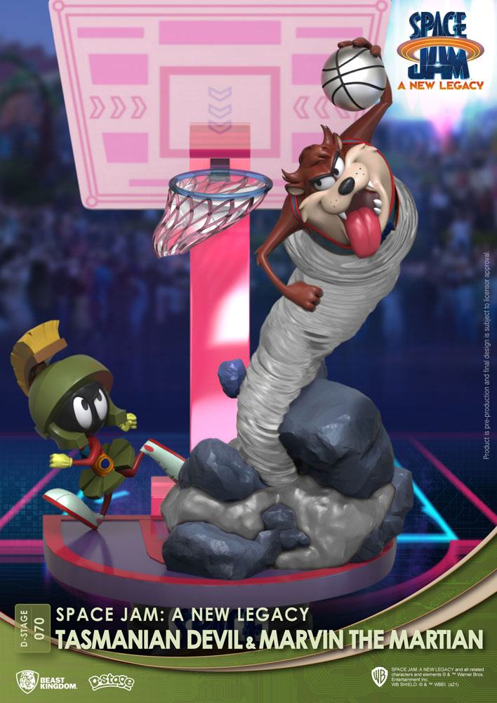 Tasmanian Devil & Marvin The Martian Space Jam: A New Legacy D-Stage Figurka 15 cm - Image 6