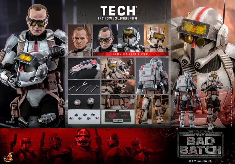 Tech Star Wars: The Bad Batch 1/6 Figurka 31 cm - Image 17