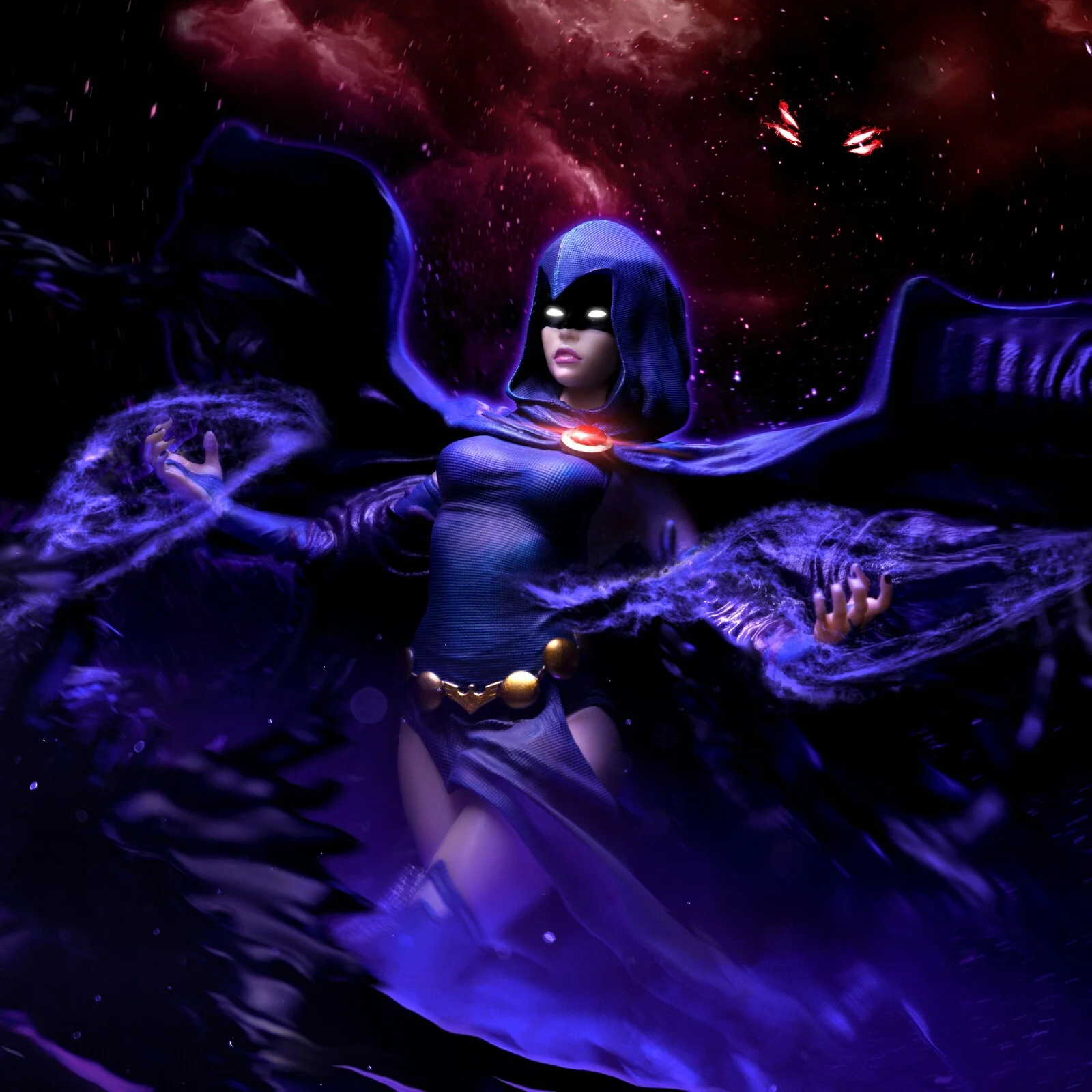 Teen Titans Raven DC Comics Art 1/10 Figurka 32 cm - Image 12