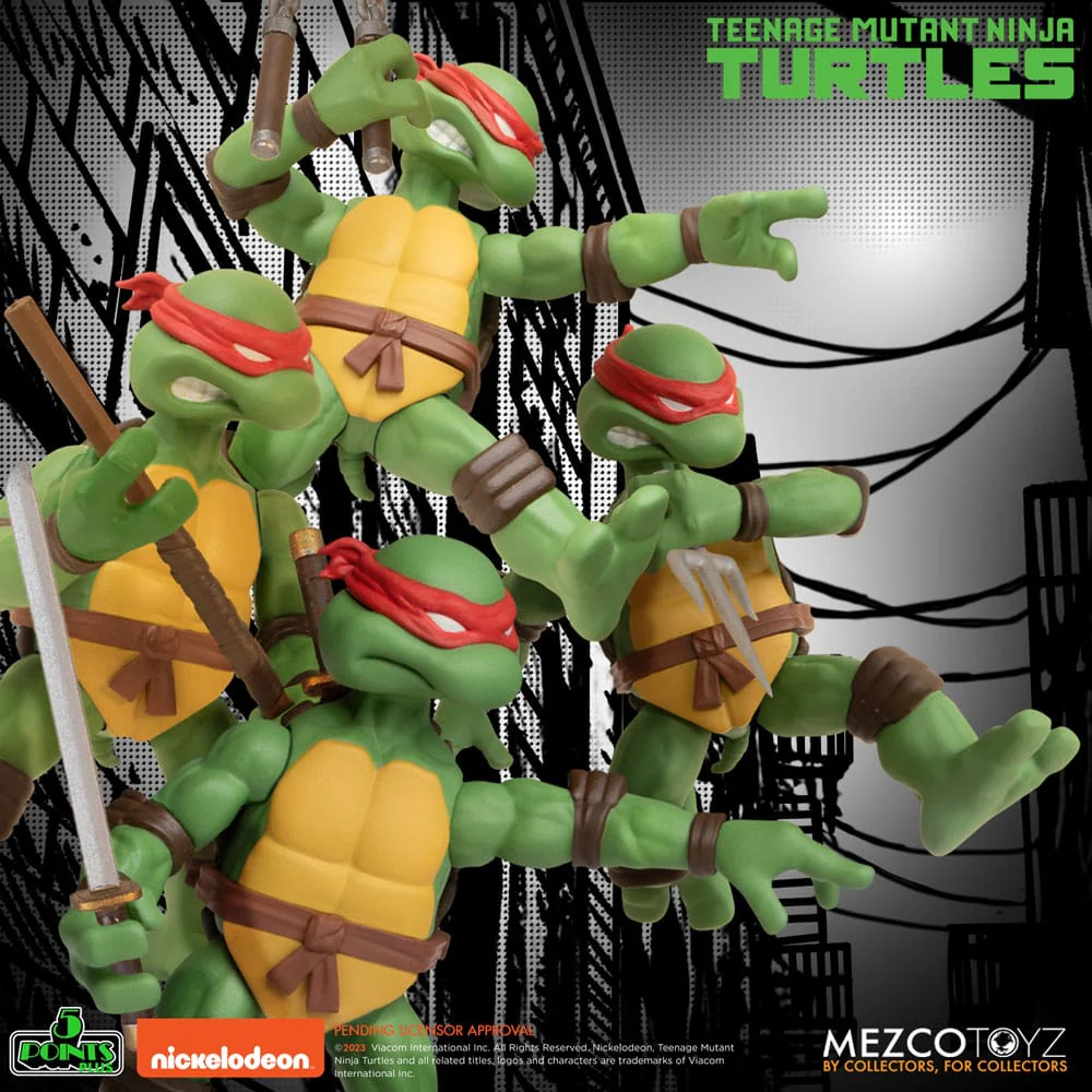 Teenage Mutant Ninja Turtles Deluxe Set Figurki 8 cm - Image 8