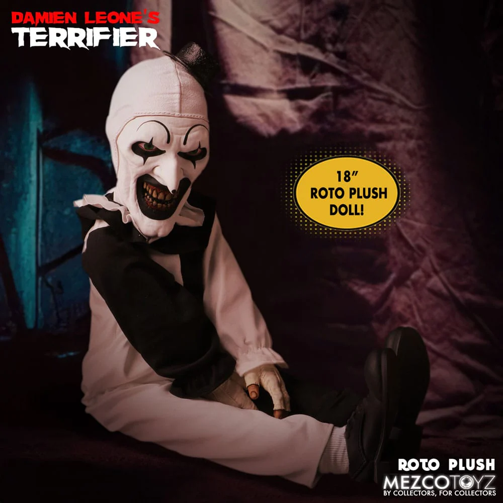 Terrifier Roto Plush Art the Clown Figurka Pluszak 46 cm - Image 2