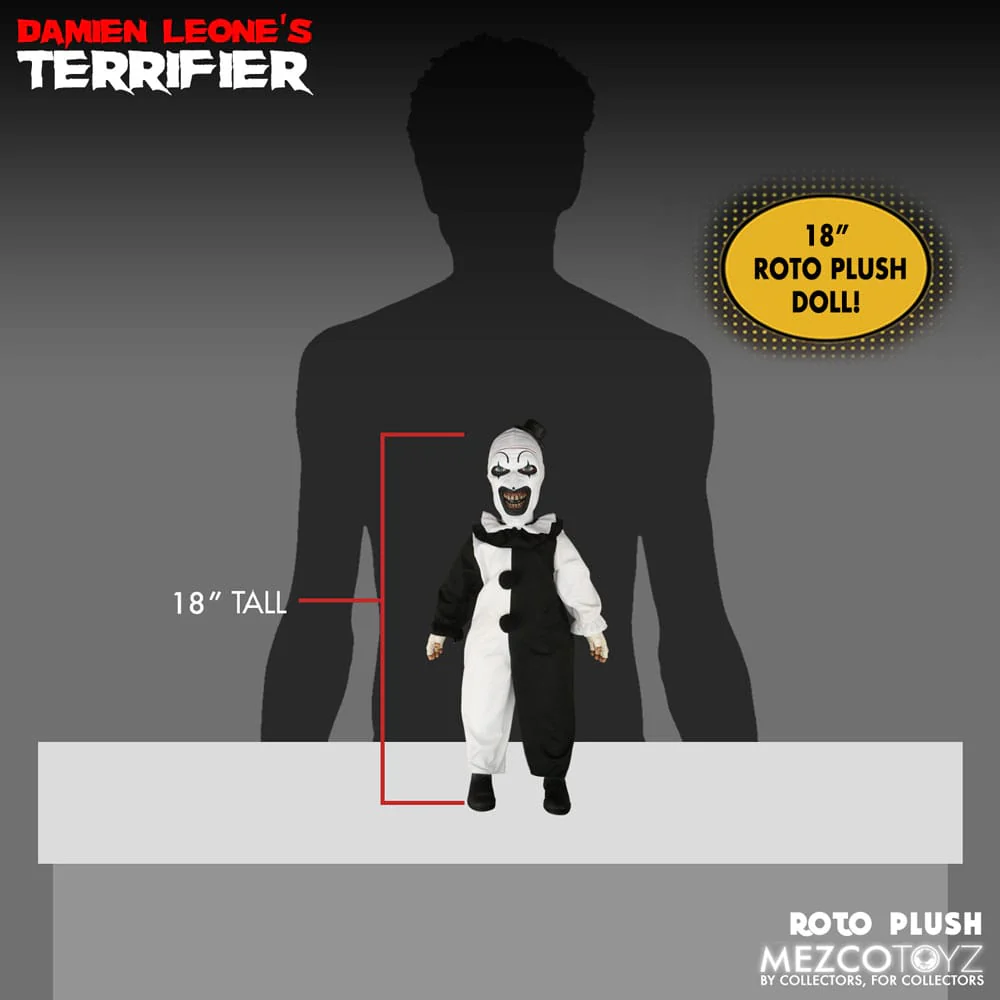 Terrifier Roto Plush Art the Clown Figurka Pluszak 46 cm - Image 8