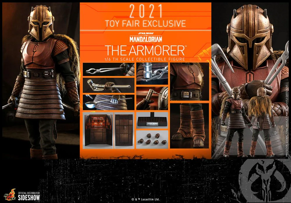 The Armorer Star Wars The Mandalorian 1/6 Figurka 29 cm - Image 15