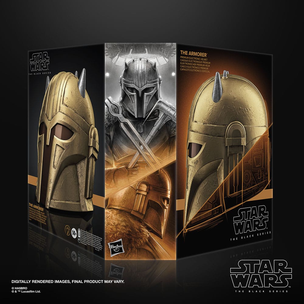 The Armorer Star Wars: The Mandalorian Black Series Electronic Helmet Replika - Image 4