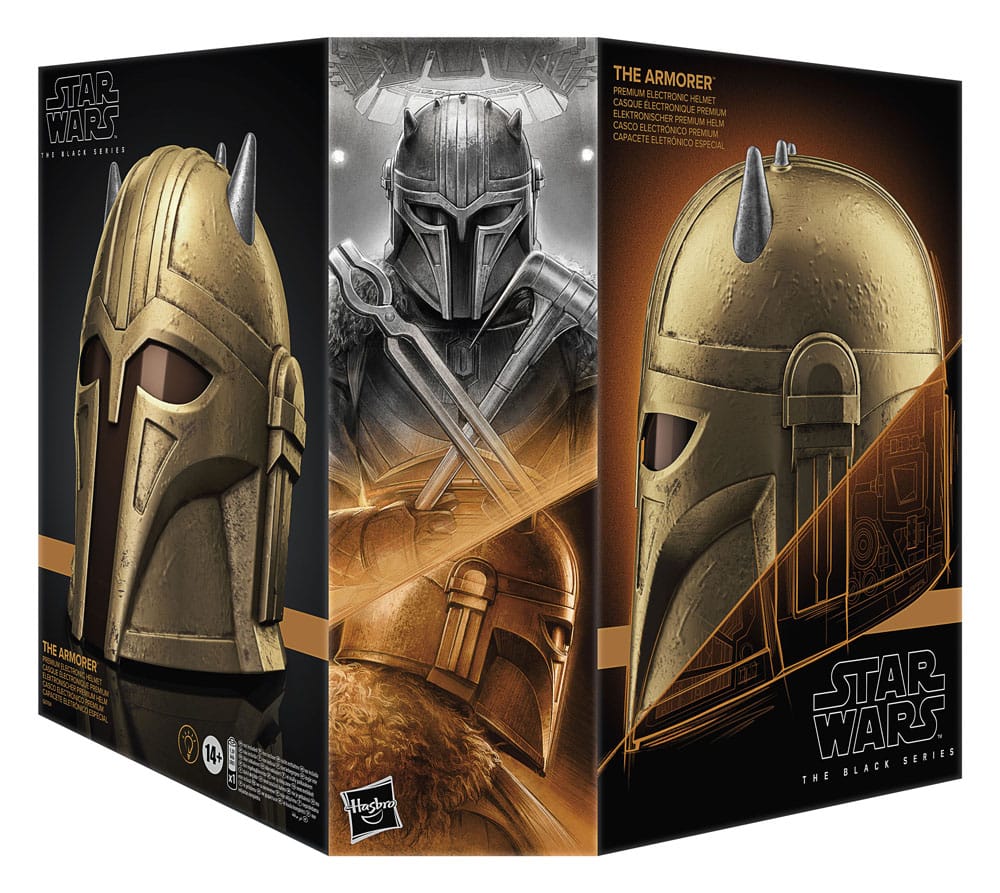 The Armorer Star Wars: The Mandalorian Black Series Electronic Helmet Replika - Image 5