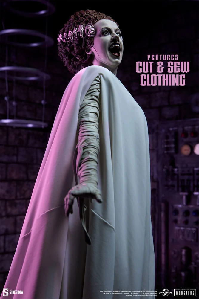 The Bride of Frankenstein Premium Format Fabric Costume 1/4 Figurka 55 cm - Image 5