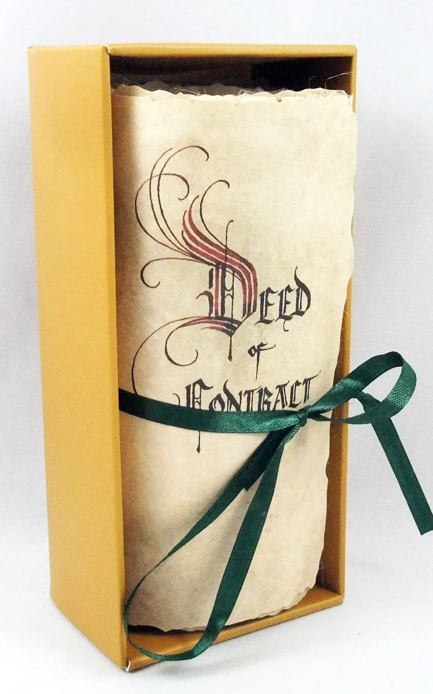 The Burglar Contract of Bilbo Baggins The Hobbit Mini Replica - Image 2