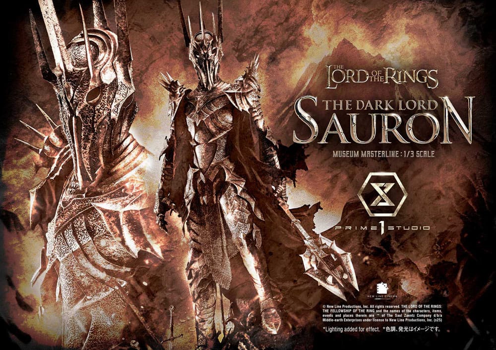 The Dark Lord Sauron Lord of the Rings Museum Masterline Series 1/3 Figurka 117 cm - Image 2