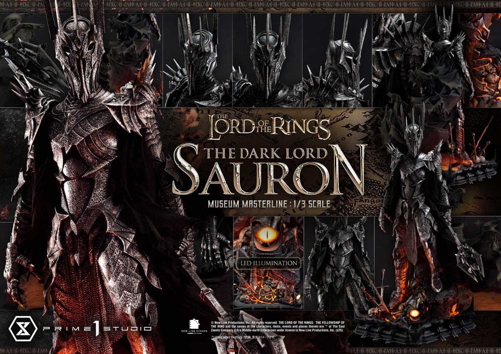 The Dark Lord Sauron Lord of the Rings Museum Masterline Series 1/3 Figurka 117 cm - Image 3