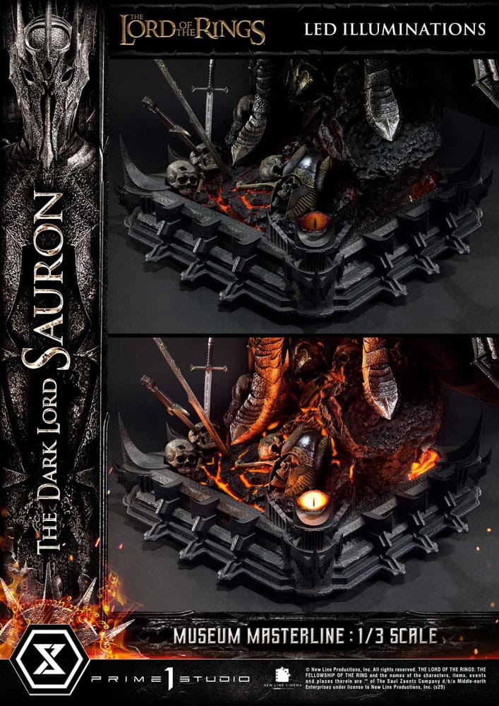 The Dark Lord Sauron Lord of the Rings Museum Masterline Series 1/3 Figurka 117 cm - Image 4