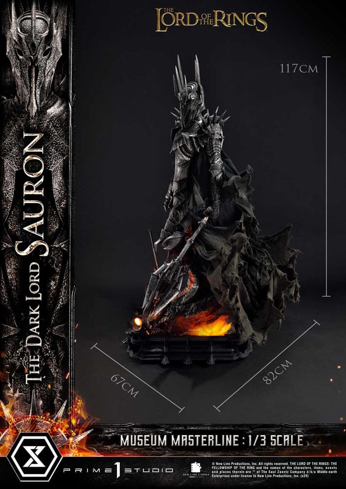 The Dark Lord Sauron Lord of the Rings Museum Masterline Series 1/3 Figurka 117 cm - Image 6