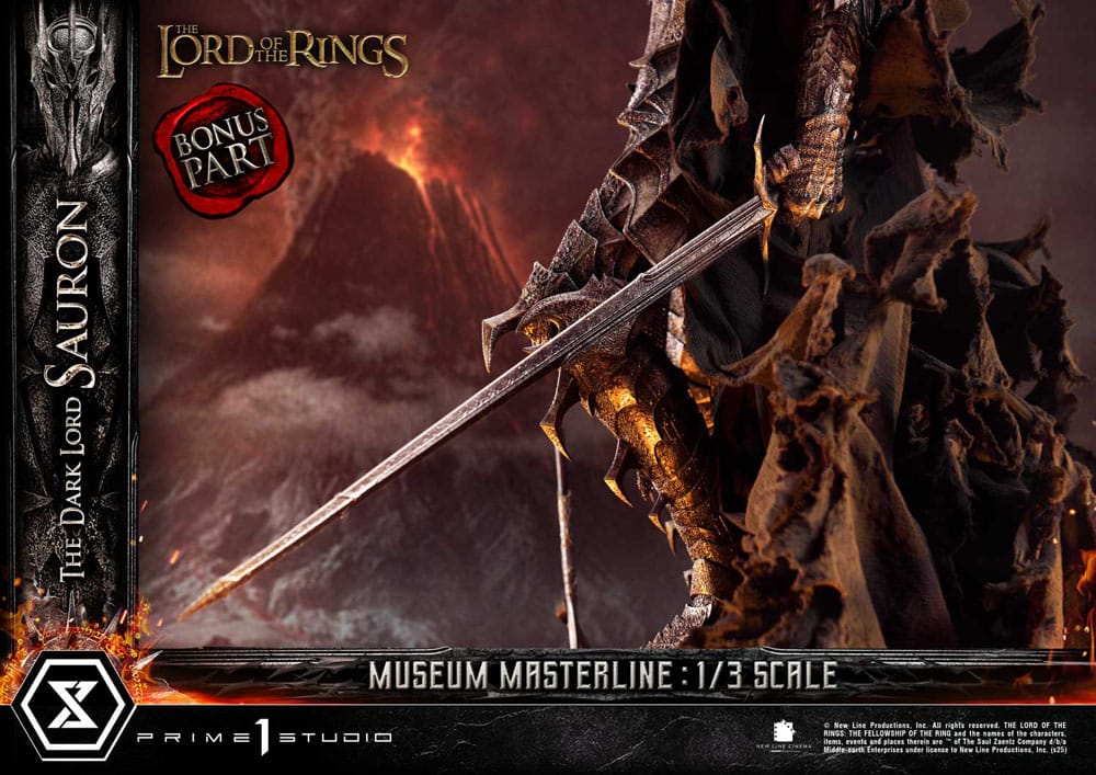 The Dark Lord Sauron Lord of the Rings Museum Masterline Series Bonus Version 1/3 Figurka 117 cm - Image 5