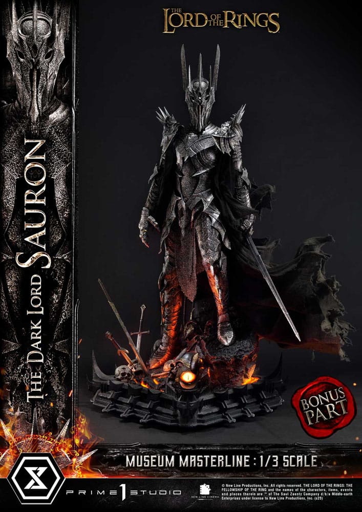 The Dark Lord Sauron Lord of the Rings Museum Masterline Series Bonus Version 1/3 Figurka 117 cm - Image 6