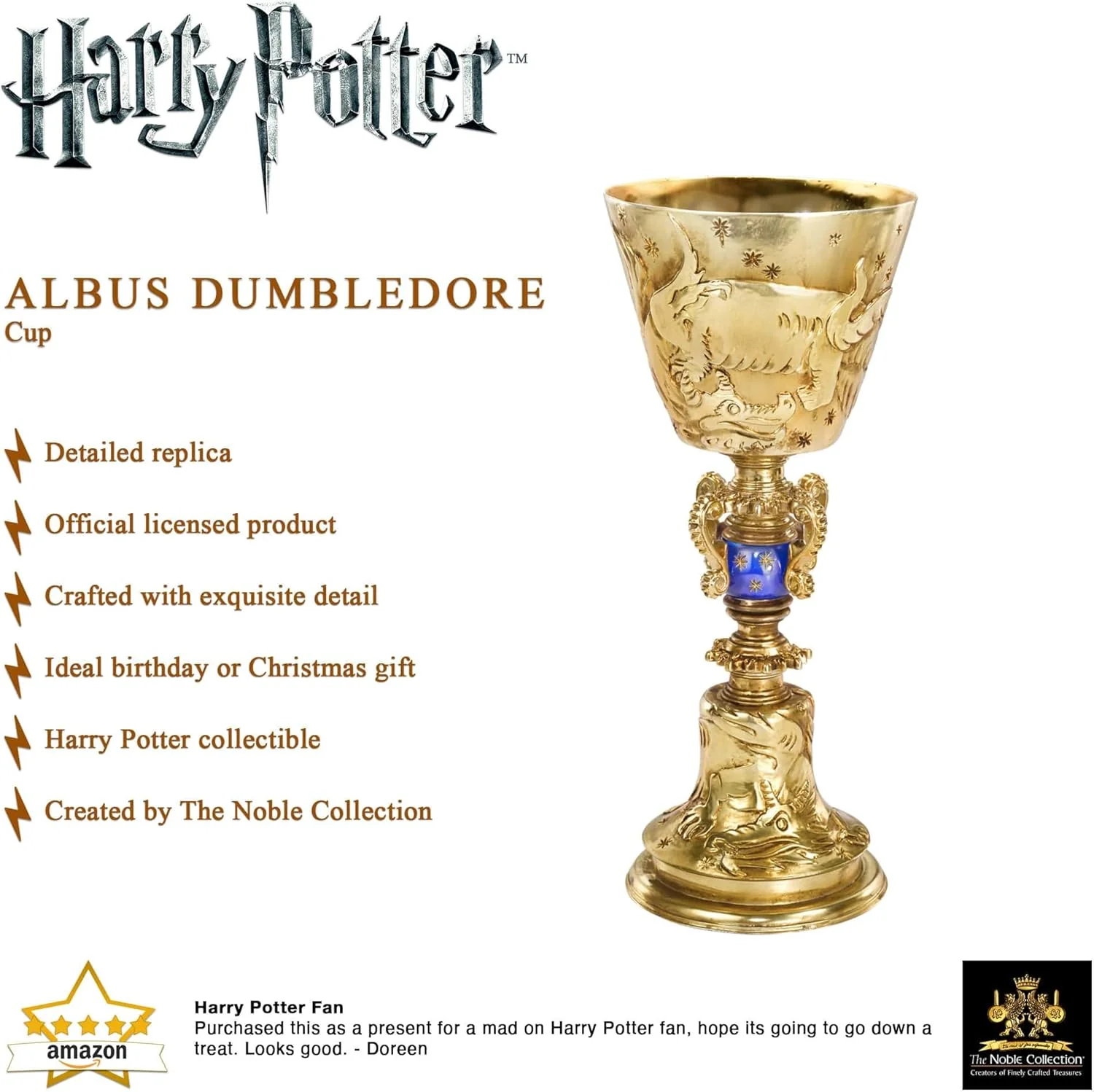 The Dumbledore Cup Harry Potter 1/1 Replica 27 cm - Image 5