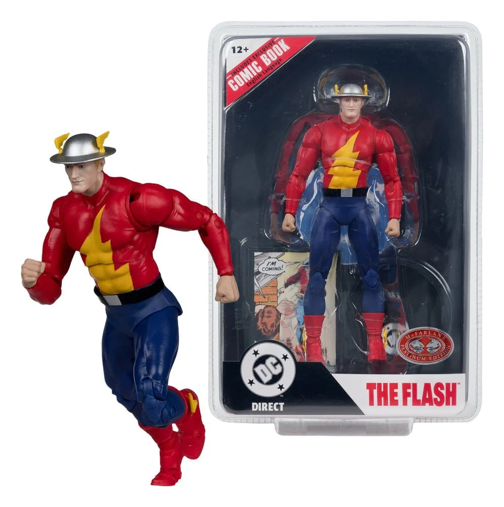 The Flash Jay Garrick (The Flash #123) (Red Platinum Edition) DC Direct Page Punchers Figurka 18 cm - Image 5