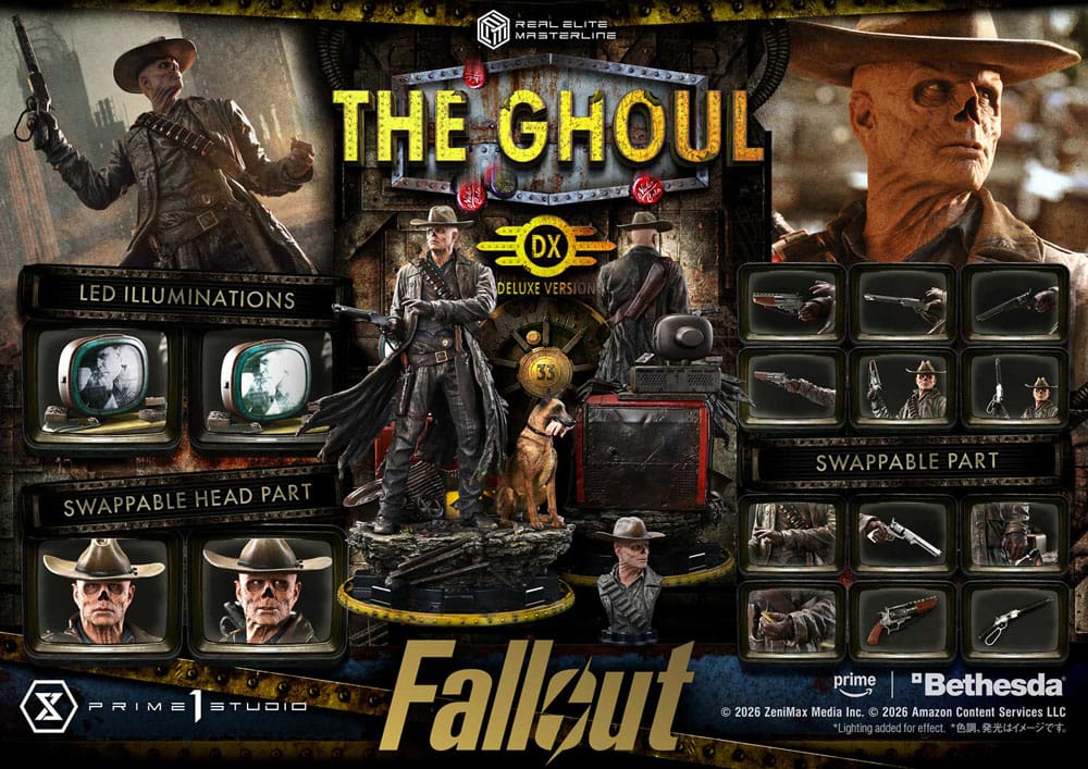 The Ghoul Fallout TV Series Real Elite Masterline  Deluxe Version 1/4 Figurka 64 cm - Image 5