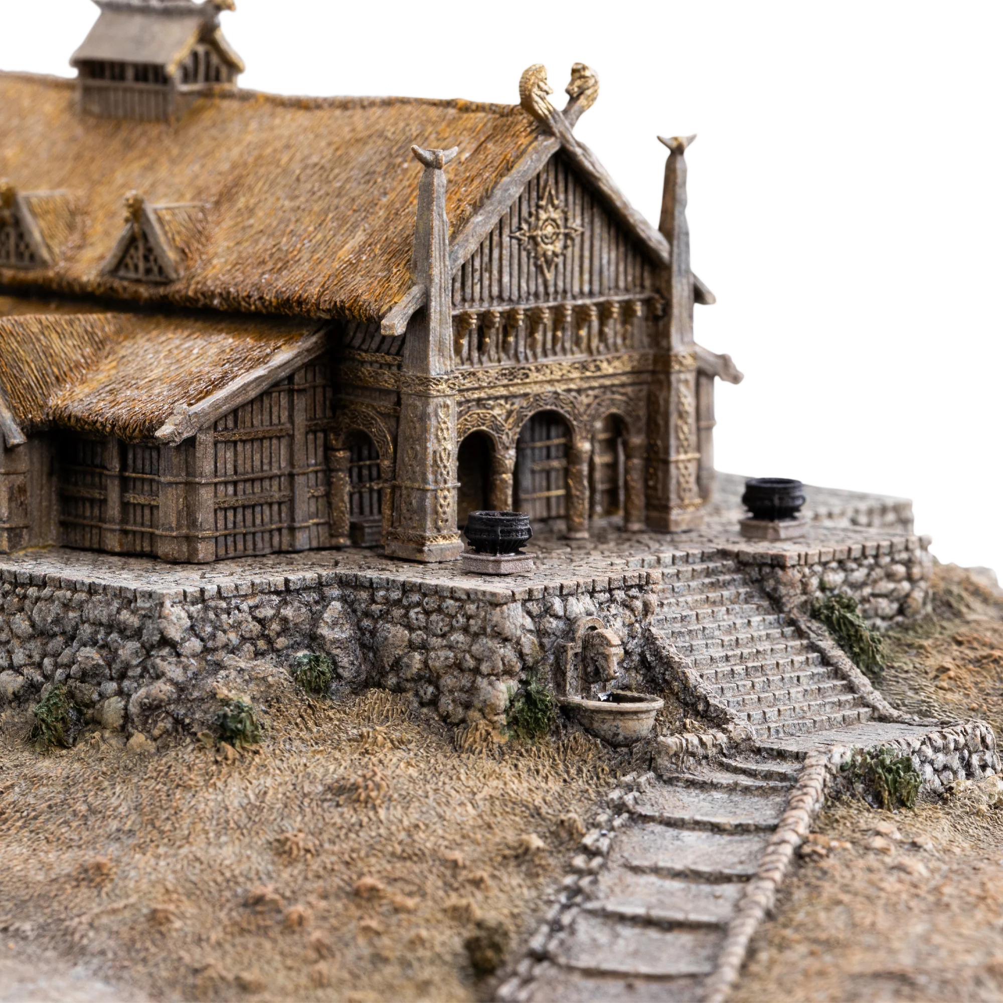 The Golden Hall of Edoras The Lord of the Rings Trilogy Environment Figurka 10 cm - Image 10