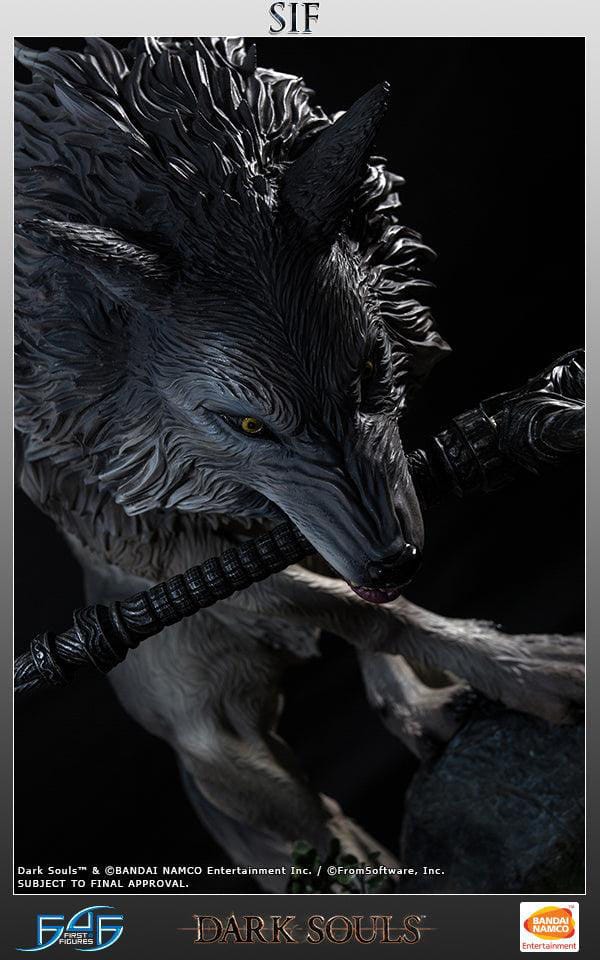 The Great Grey Wolf Sif Dark Souls Figurka 64 cm - Image 12