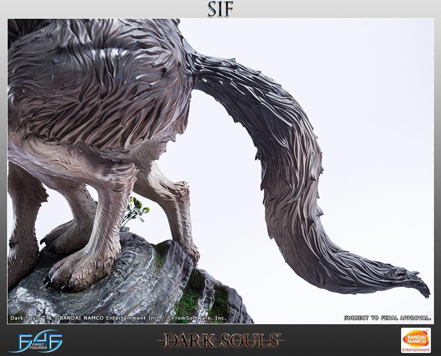 The Great Grey Wolf Sif Dark Souls Figurka 64 cm - Image 19