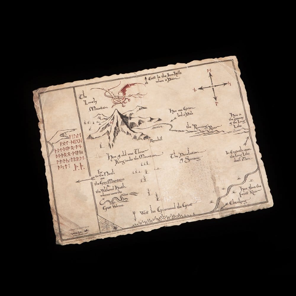 The Hobbit Art Print Thorin's Map 40 x 30 cm - Image 2